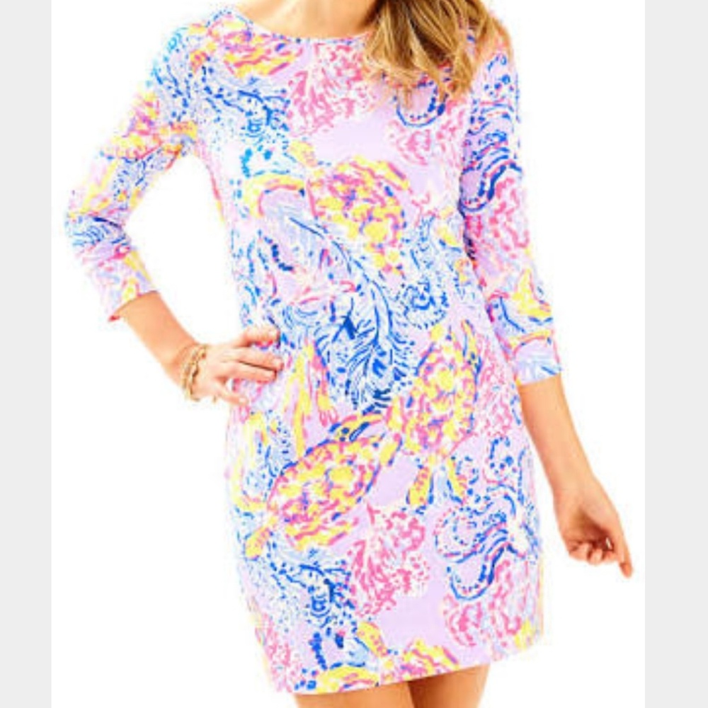 Lilly Pulitzer Pink Multi-Color Printed Mini Dress